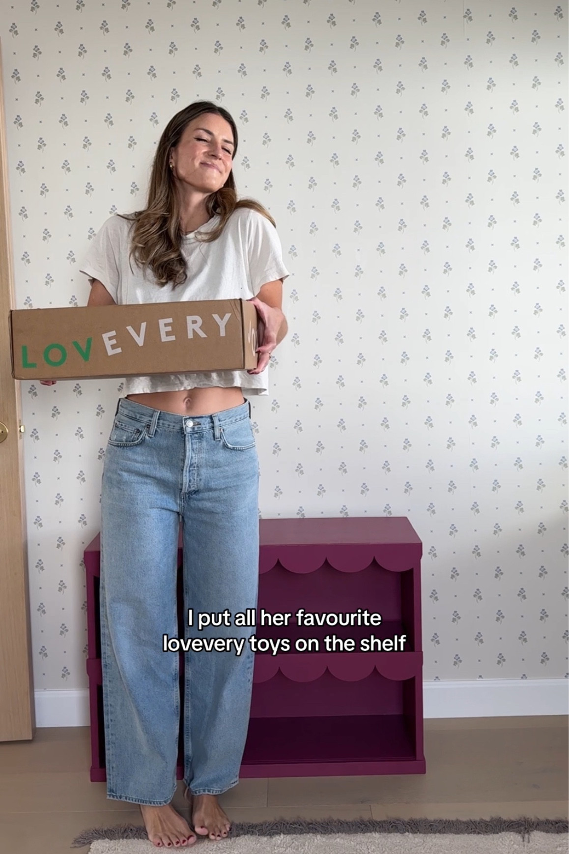 The most comfortable wide leg baggy jeans! Size down! 