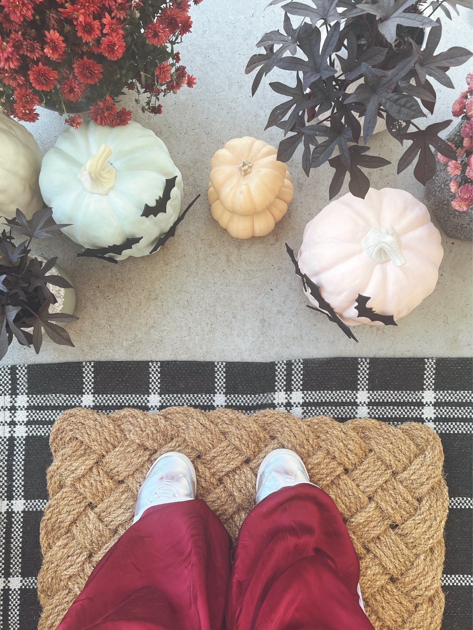 I kind of love our front porch decor this season and I honestly kept it pretty simple. I just love these faux pumpkins from Target (they are weighted) and I pretty much put glitter bats everywhere this year haha! If they go on sale you should snag some and keep for next year! 


#LTKHalloween #LTKSeasonal #LTKHome