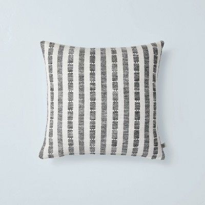 Vertical Texture Stripe Square Throw Pillow - Hearth & Hand™ with Magnolia | Target
