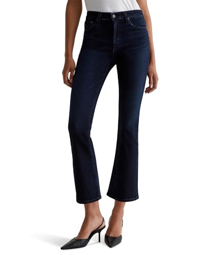AG Jeans Women's Farrah Mid Rise Crop Boot Jean | Amazon (US)