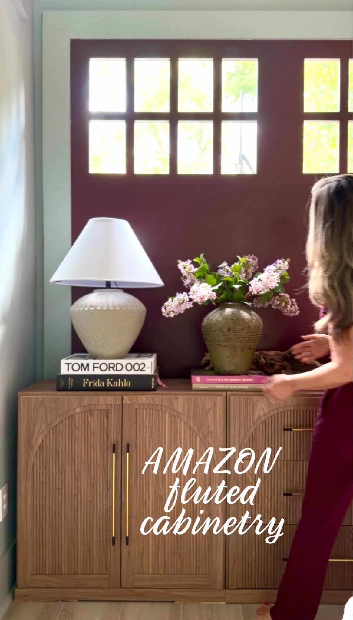 Amazon fluted cabinetry 😊