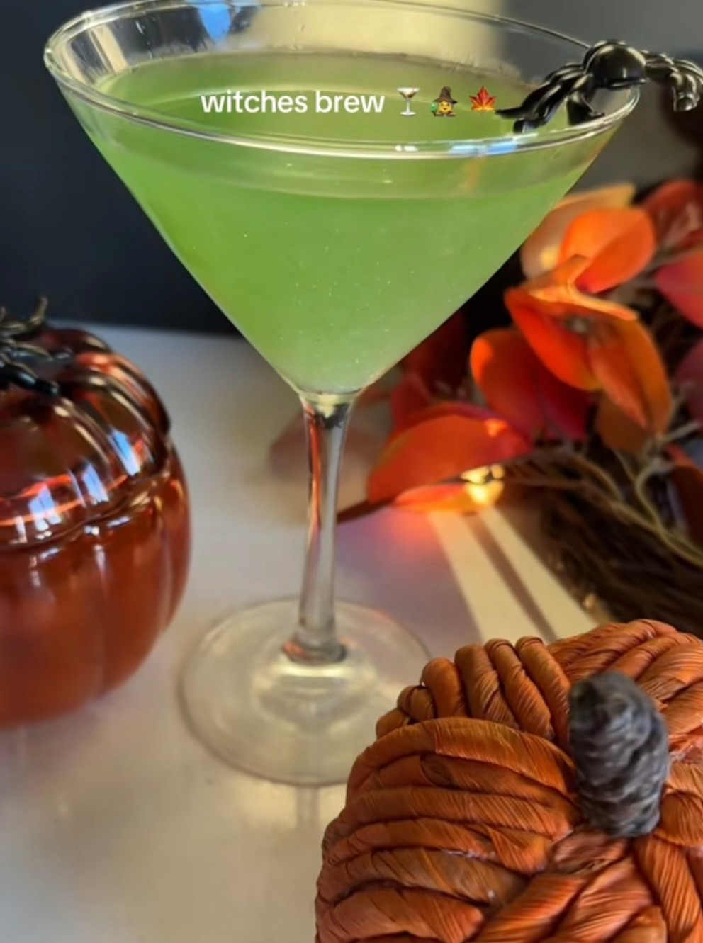 Halloween cocktail: witches brew with edible glitter for fall spooky season

Martini glasses

#LTKParties #LTKHalloween #LTKSeasonal