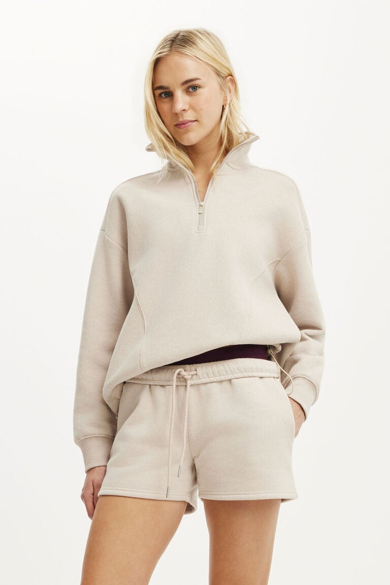Plush Half Zip Sweatshirt | Cotton On (US)