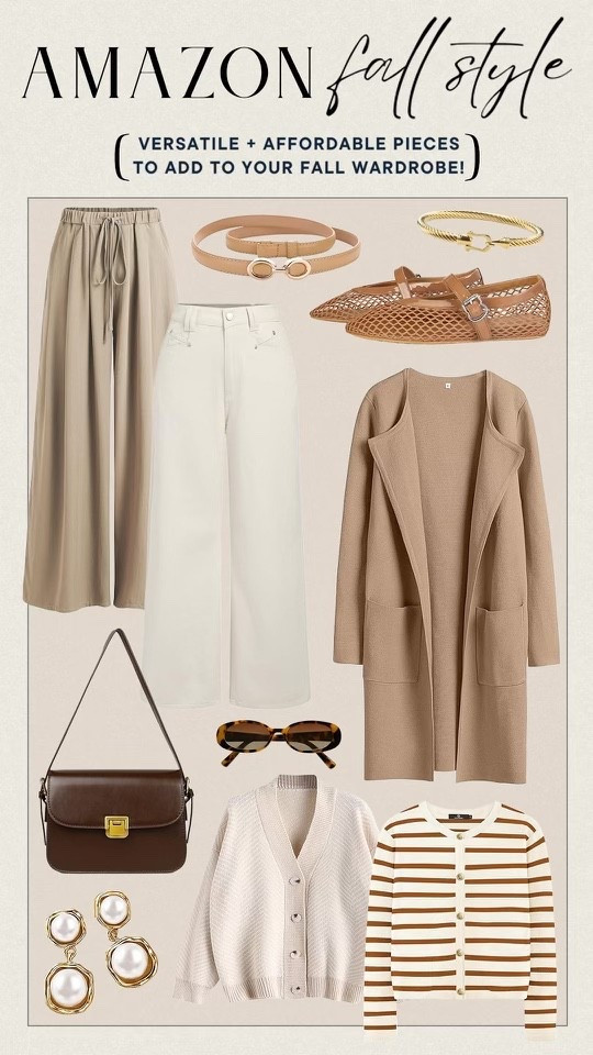 Amazon fall style staples! 

#amazonfinds

Amazon finds. Amazon fashion. Amazon mesh flats. Amazon wide leg jeans. Amazon chic handbag. Amazon neutral fall fashion  

#LTKFindsUnder50 #LTKSeasonal #LTKStyleTip