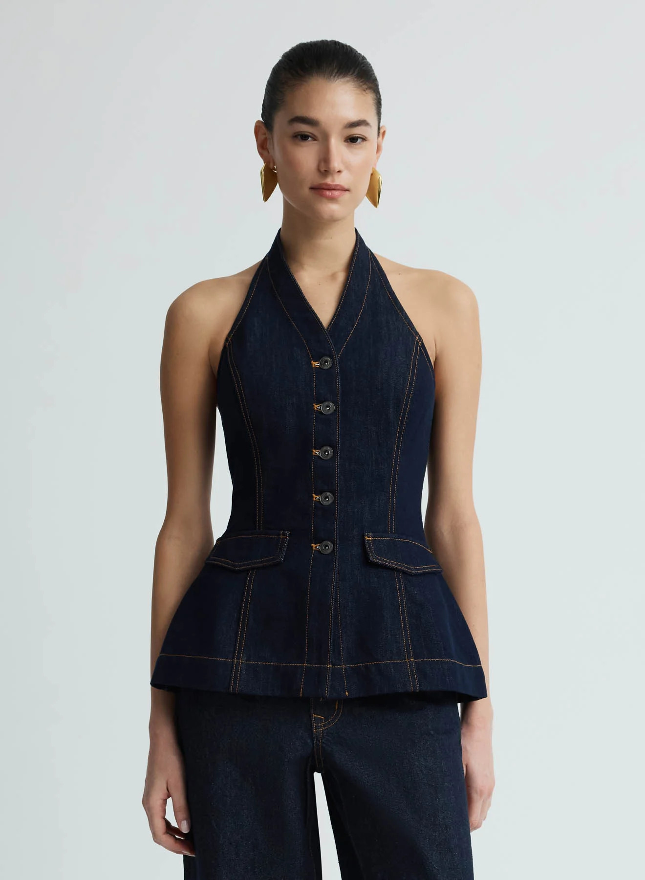 RHEA TOP (DARK INDIGO) | Anna Quan (Global)