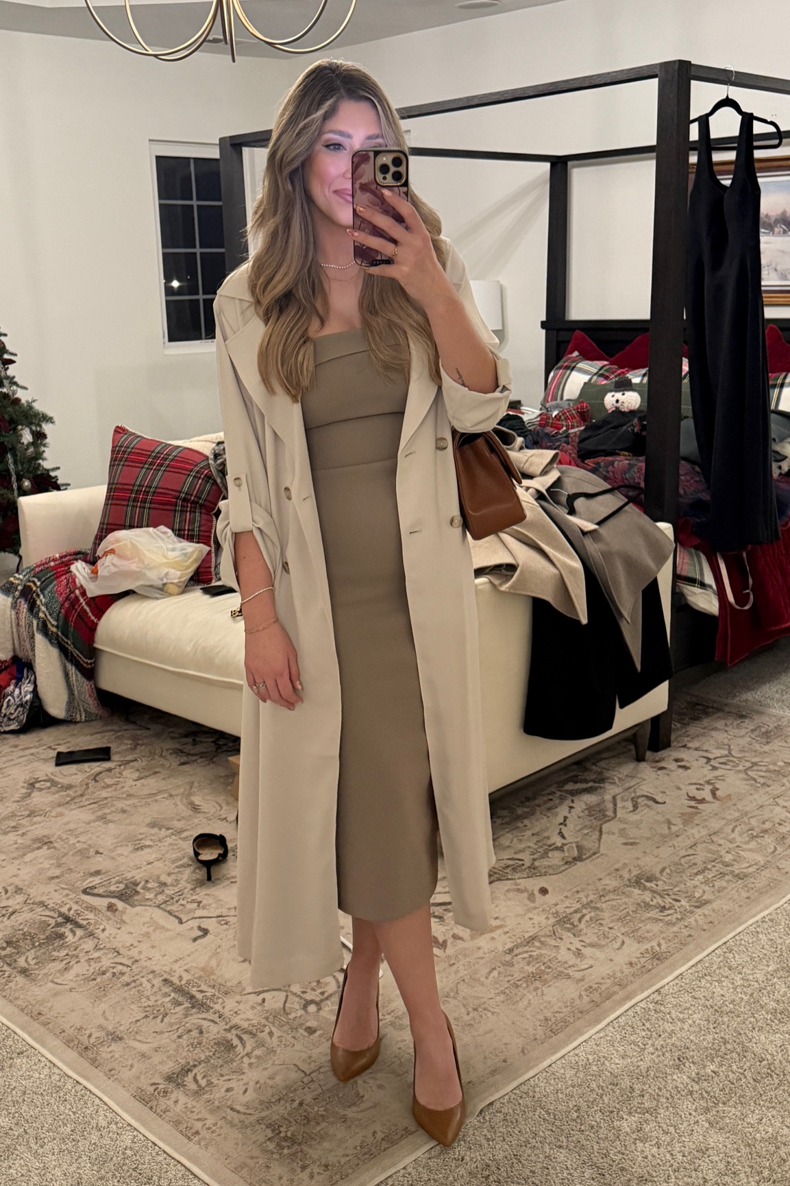 Aritzia coat + dress on sale, vici dress 30% off with code DEC30. 


Neutral date night winter outfit. Winter dress. Neutral aesthetic. Aritzia finds. Velvet black floral dress. VICI finds. Holiday dress. New Year’s Eve dress. New year’s outfit. Tan heels, new year’s outfit idea, LTK video, GRWM, date night, date night idea, Samantha Bauchmann 

#LTKHoliday #LTKStyleTip #LTKSeasonal