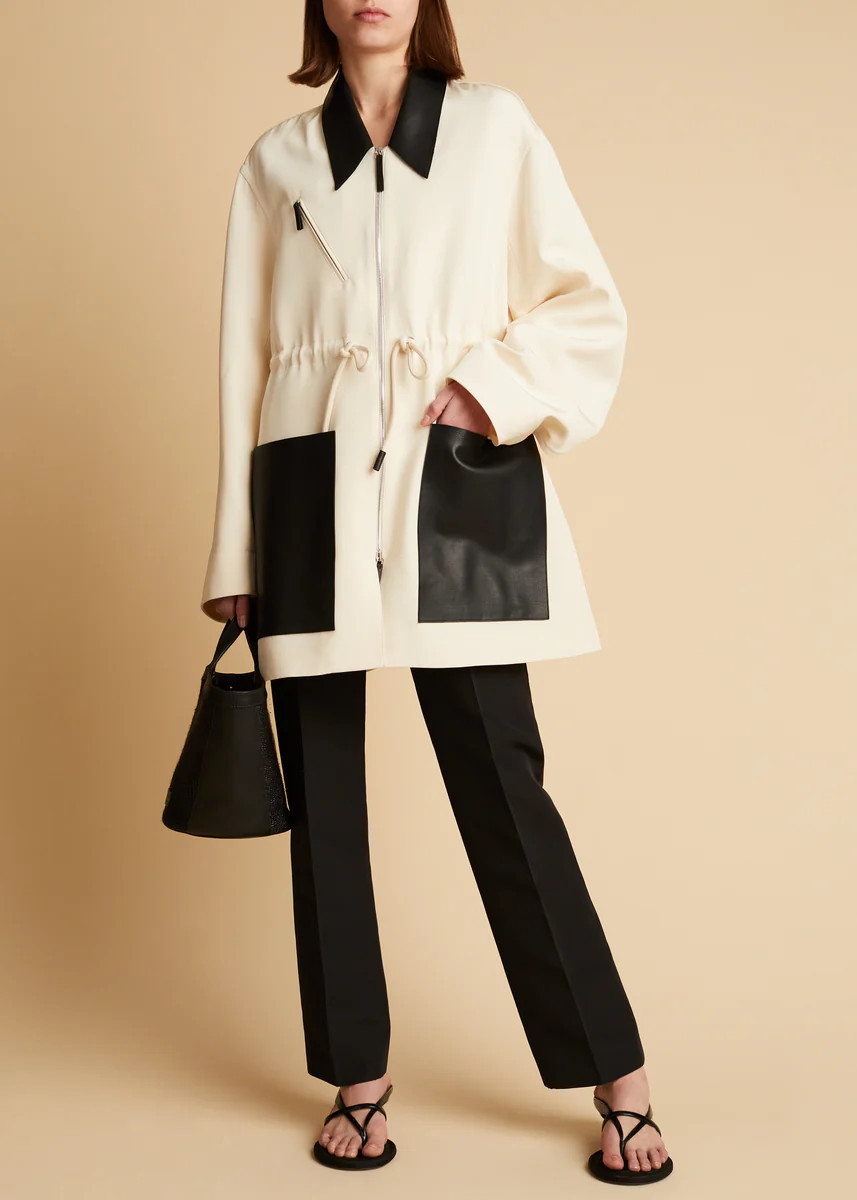 The Hampton Jacket in Cream | Khaite