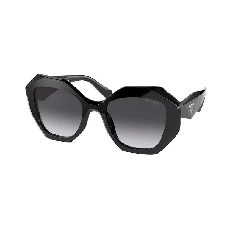 Women's Prada Pr 16Ws 1Ab5D1 Sunglasses in Black | Size 53 | PR Color 16WS | LOZURI