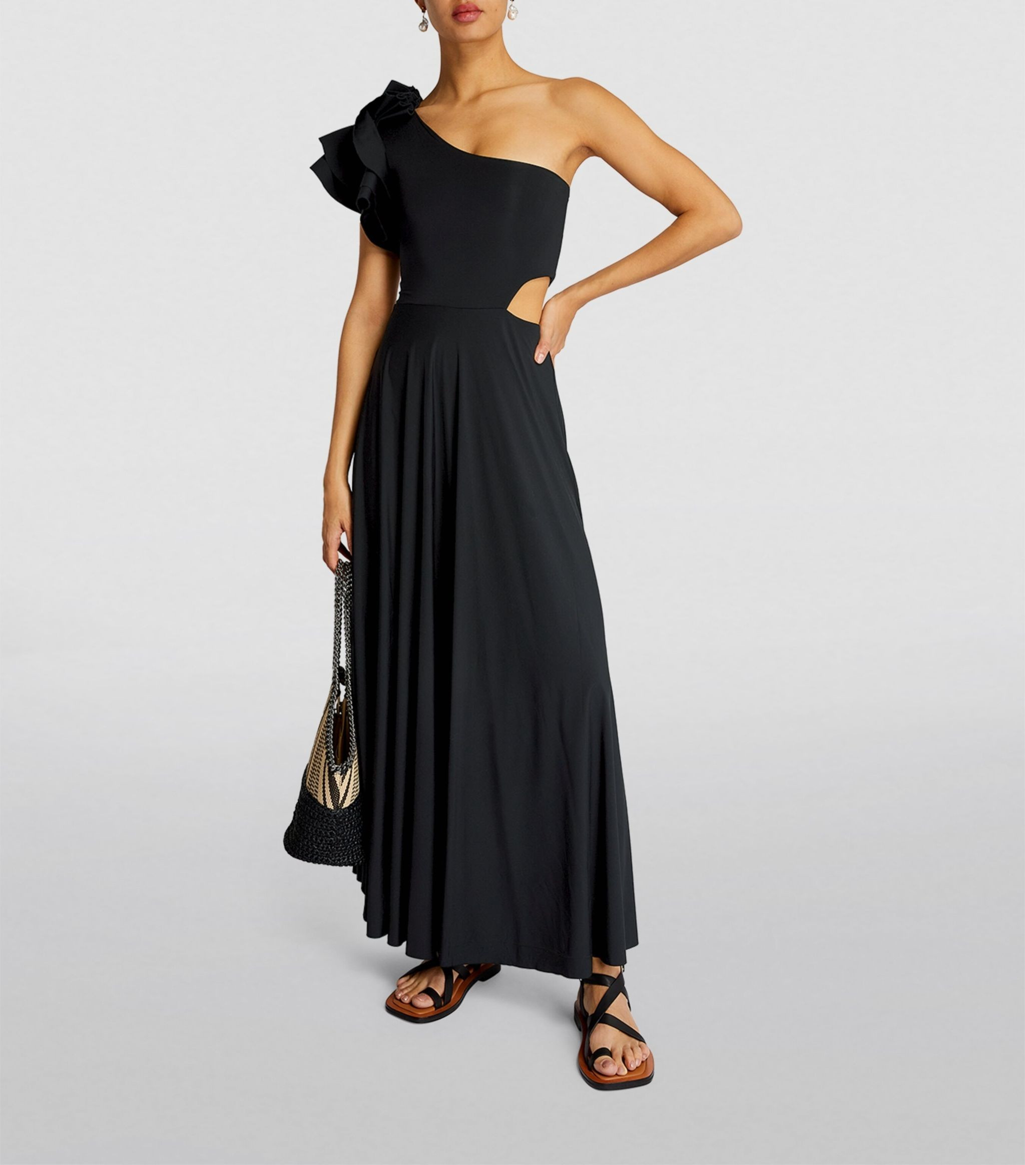 Ruffle-Detail Caracciolo Maxi Dress | Harrods