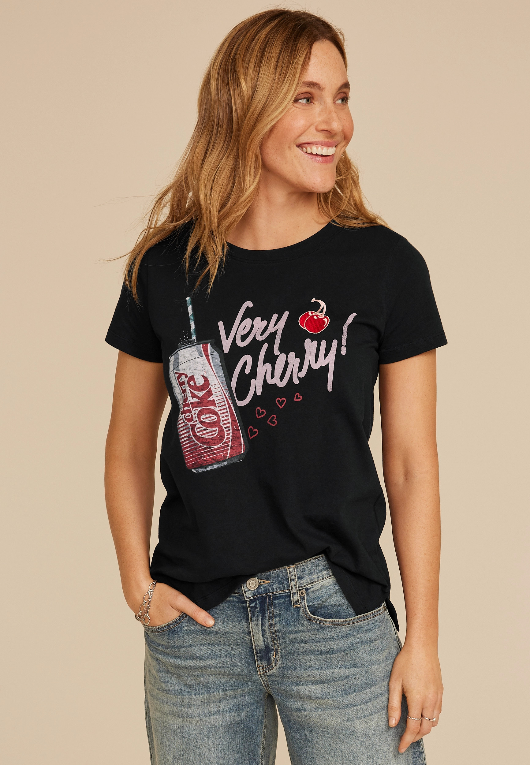 Cherry Coke Classic Fit Graphic Tee | maurices | Maurices