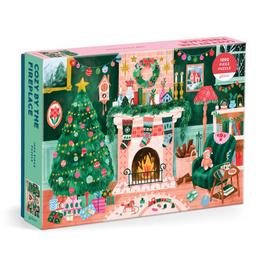 Cozy by the Fireplace 1000 Piece Puzzle | Barnes & Noble