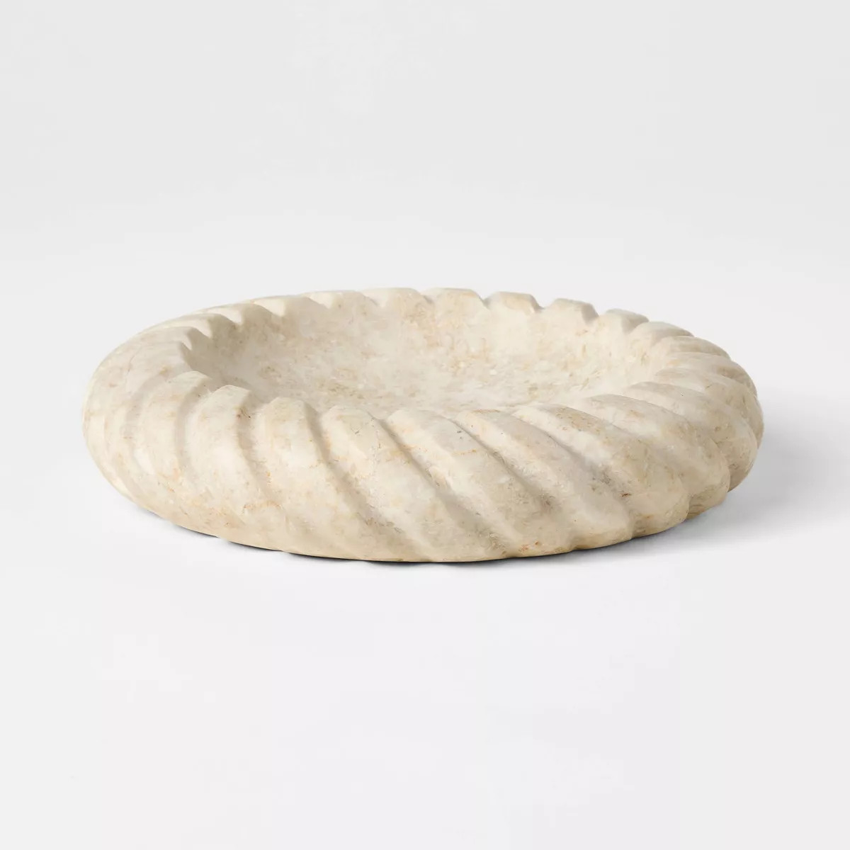 Twisted Edge Marble Dish Cream - Threshold™ designed with Studio McGee | Target