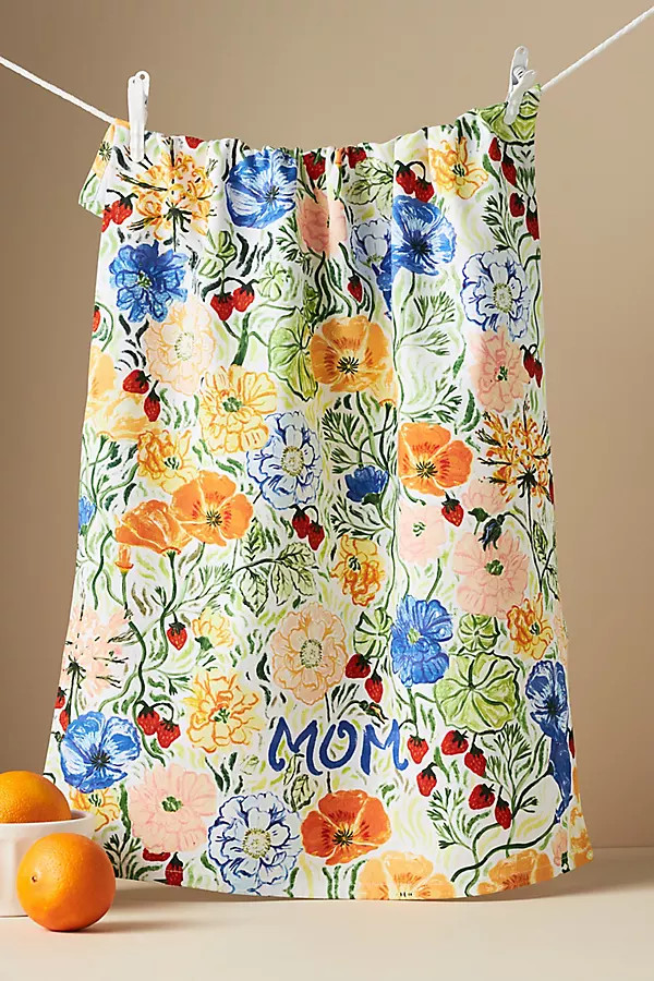 Floral Mom Dish Towel | Anthropologie (US)