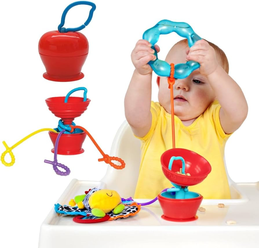 Grapple, The Baby Suction Cup Toy Holder for High Chair, Stroller and Teething Toys for Babies 6-... | Amazon (US)