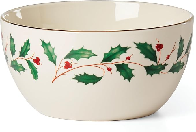 Lenox Serveware, Holiday Small Bowl, Service for 1, 14 Oz Made From Porcelain for Christmas Hosti... | Amazon (US)