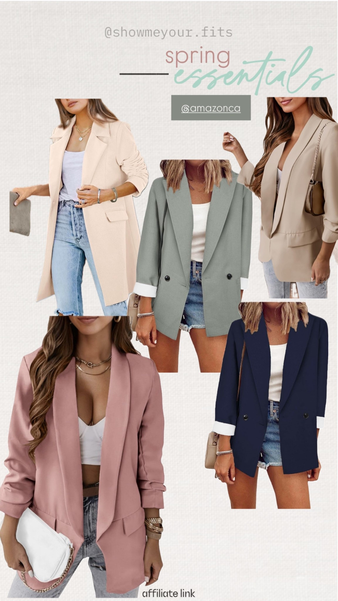 Spring essential: blazers 🌸

#LTKstyletip #LTKspring #LTKcanada