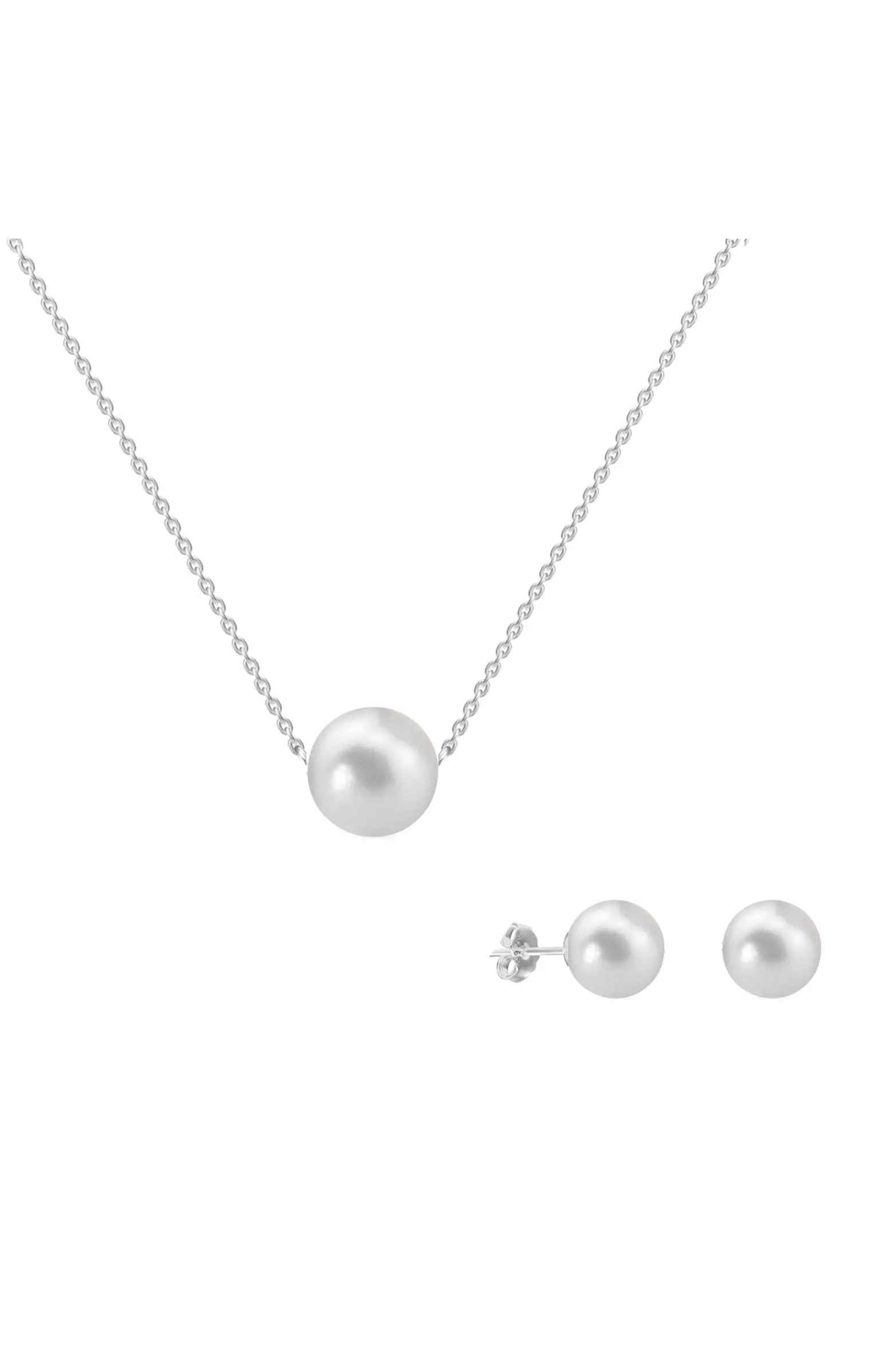 Sterling Silver Shell Pearl Jewelry Set | Nordstrom