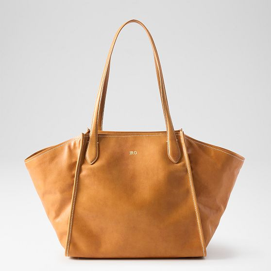 Dakota Leather Tote | Mark and Graham