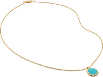 Monica Vinader Delphi Turquoise Pendant Necklace | Nordstrom | Nordstrom