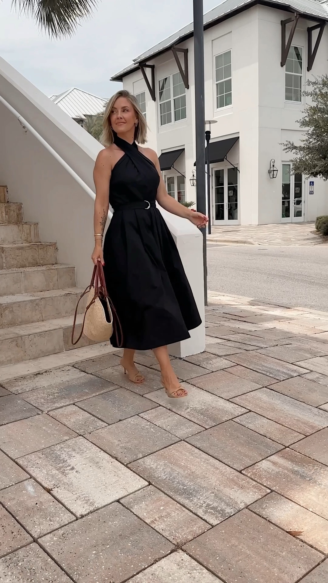 The perfect chic dinner dress!
 $30 from @Walmart 🖤 @WalmartFashion #WalmartPartner #WalmartFashion

#LTKStyleTip #LTKFindsUnder50 #LTKTravel