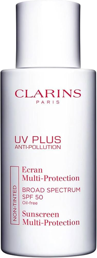 Clarins UV Plus Anti Pollution Sunscreen for Face | Broad Spectrum SPF 50 | Oil Free, No White Ca... | Amazon (US)