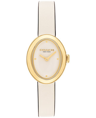 Women's Chalk Sammy Leather Strap Watch 22.5mm | Macy's