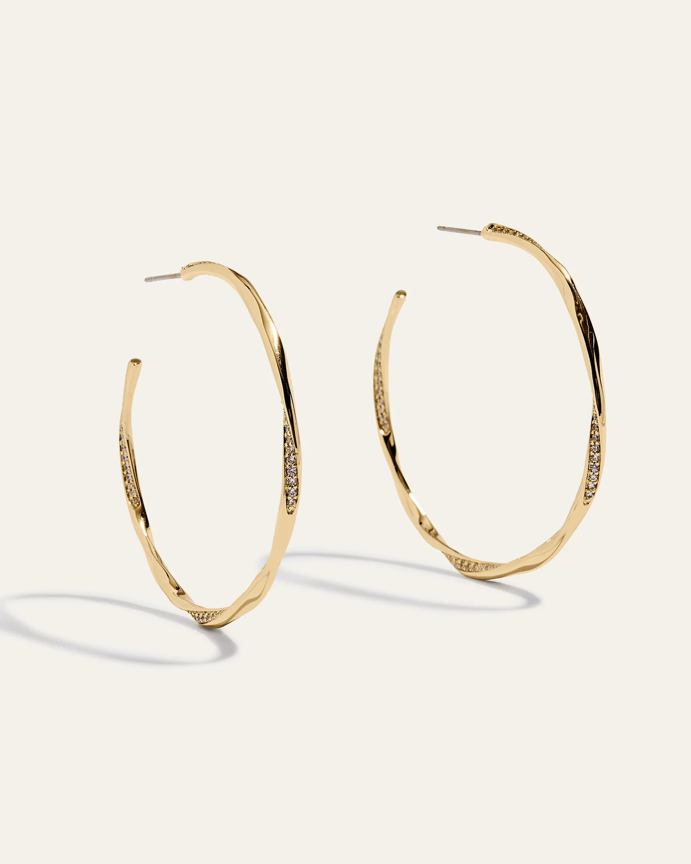 Twist Pavé Hoops | Stella & Dot
