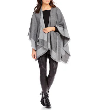 Fraas Border-Print Ruana | Dillards Inc.