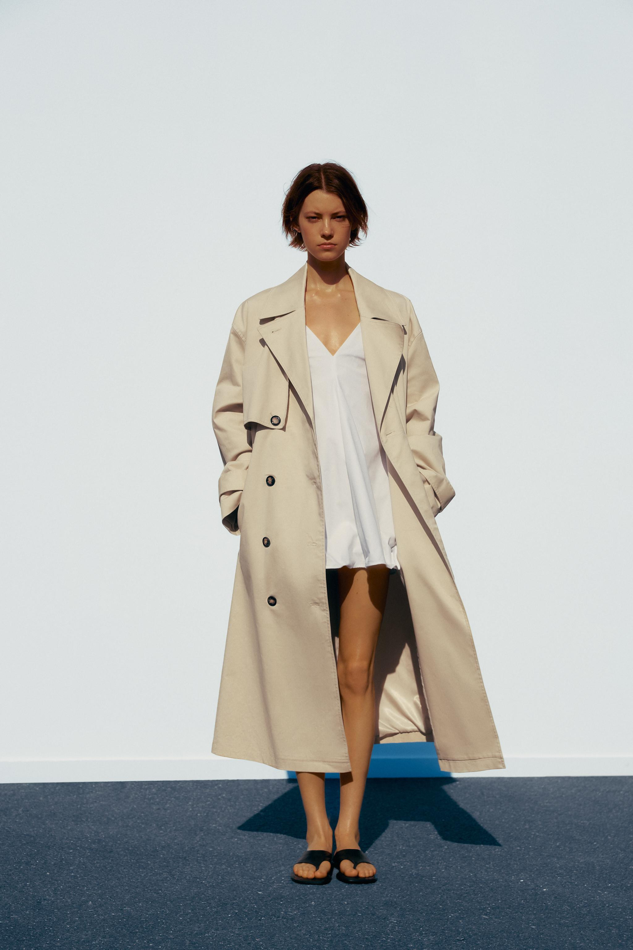 LONG OVERSIZE TRENCH COAT | Zara UK