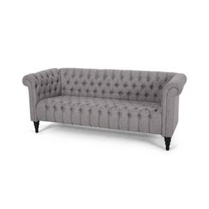 Barneyville Traditional Chesterfield Sofa Gray - Christopher Knight Home | Target