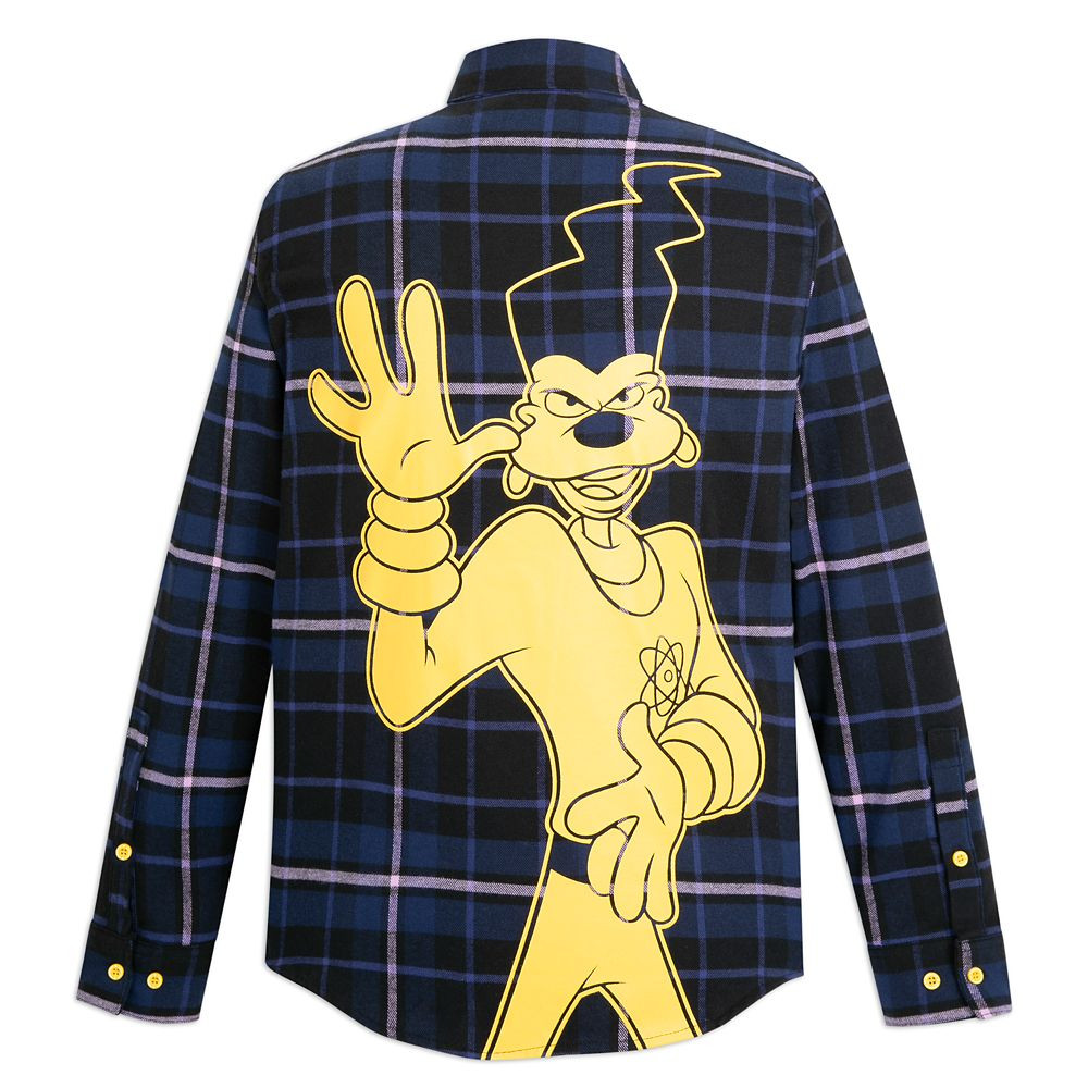 Powerline Flannel Shirt for Adults by Cakeworthy – A Goofy Movie 30th Anniversary | Disney Store