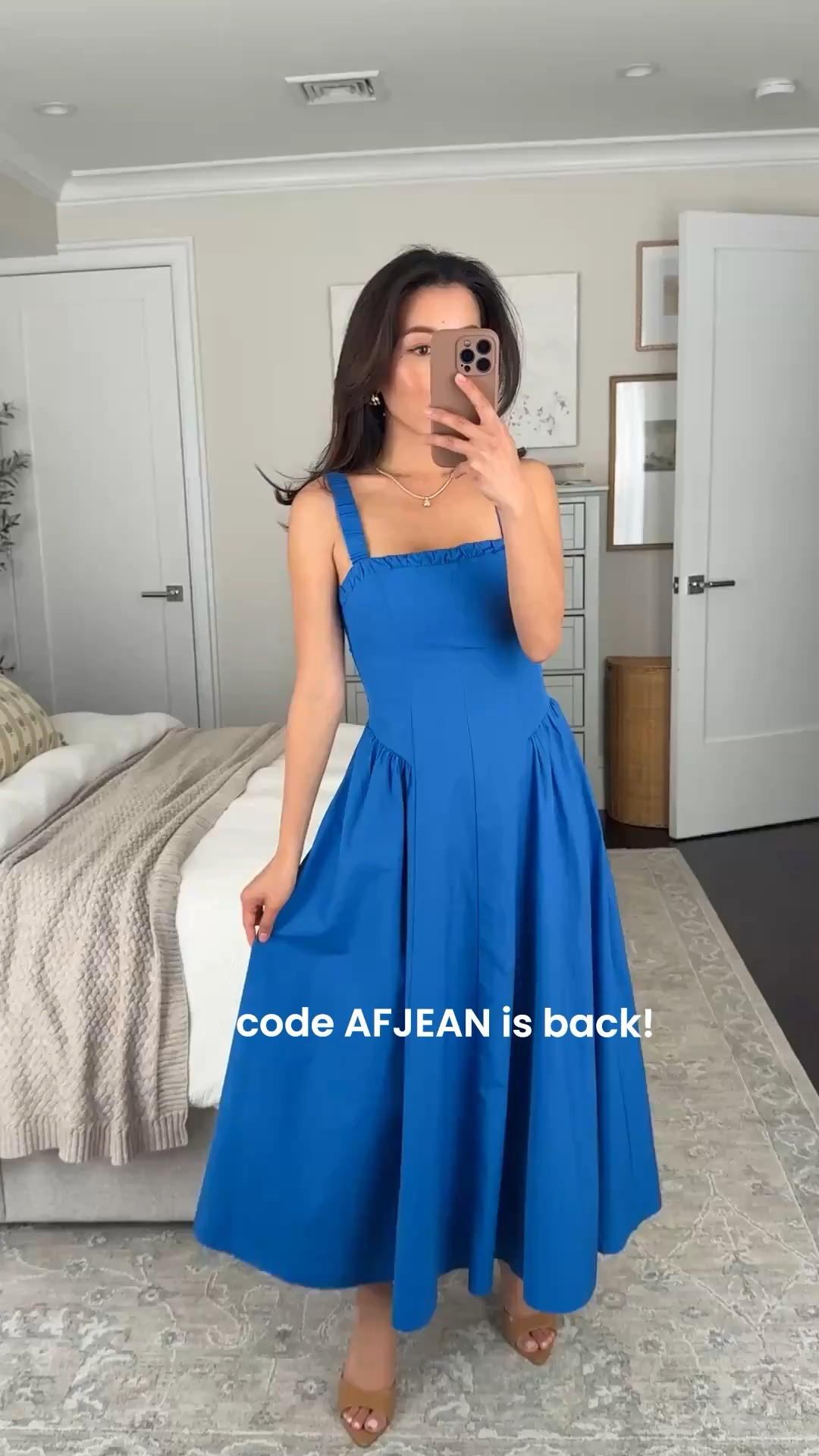Abercrombie sale + code AFJEAN for extra 15% off 
• Maxi Dress sz XXS petite. TTS. 100% cotton with adjustable (via button) straps, pockets.
• Mango heels 5. 

Spring summer event dresses, summer wedding guest dress, vacation outfits, Abercrombie sale

#LTKPetite #LTKWedding #LTKSaleAlert