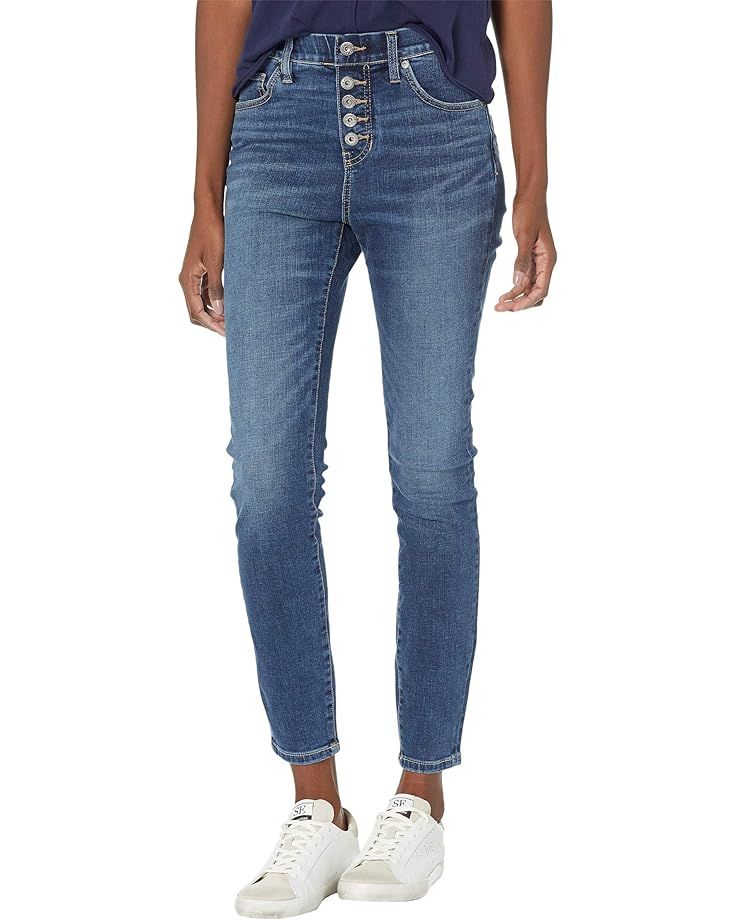 Jag Jeans Valentina Skinny Pull-On Jeans with Faux Button Fly | Zappos