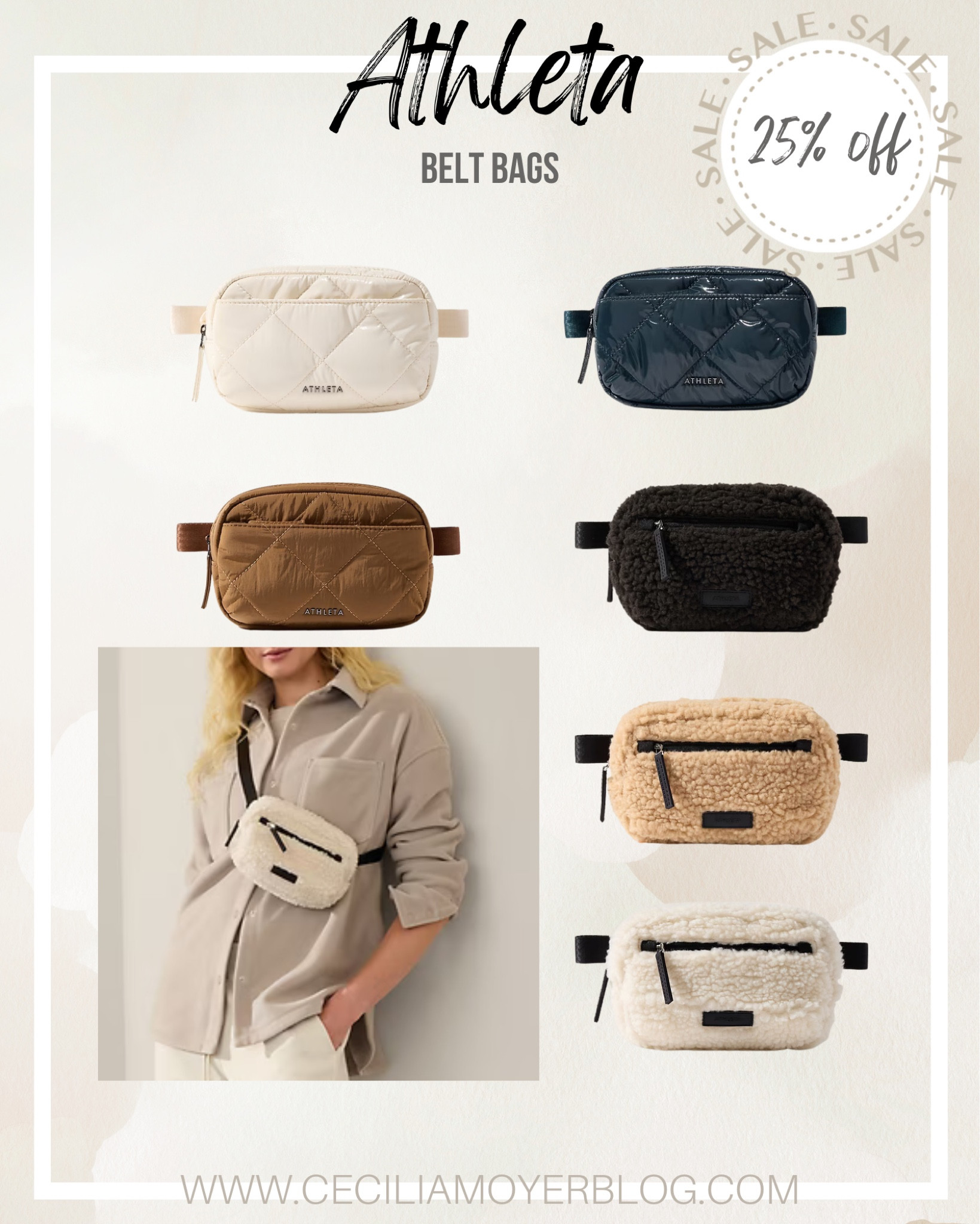 Athleta quilted belt bags and sherpa belt bags - travel bag - sports mom - gift idea 

#LTKFallSale #LTKFindsUnder50 #LTKSaleAlert