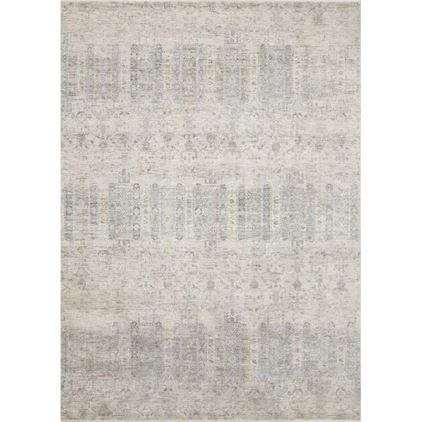 Bianca Subtle Area Rug in Ivory/Mist | Wayfair North America