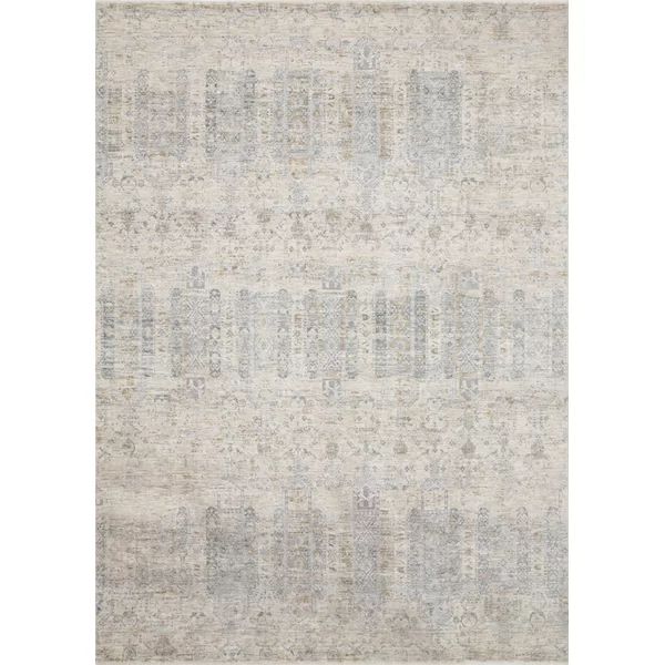 Bianca Subtle Area Rug in Ivory/Mist | Wayfair North America