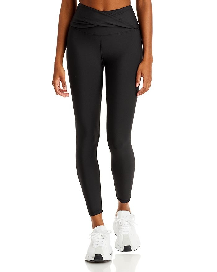 AQUA AQUA High Rise Twist Detail 7/8 Leggings - 100% Exclusive Back to Results -  Women - Bloomin... | Bloomingdale's (US)