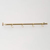 Brushed Satin Brass Kitchen Hook Rail - Pot Pan Utensil Solid Heavy Duty Hooks | Etsy (US)