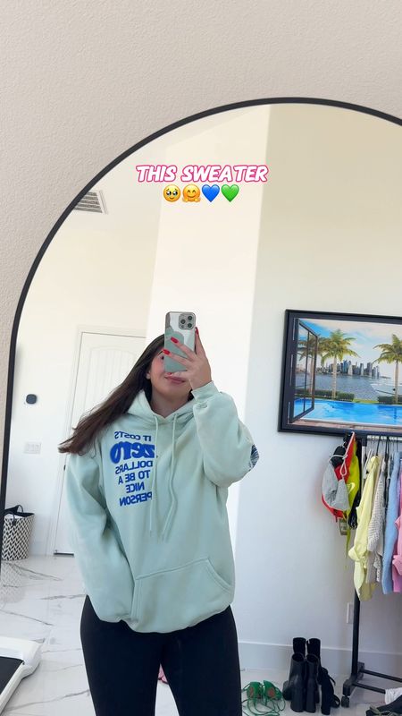 I love this sweater!!! It’s so comfy and cozy and is great quality!!! And I love the saying on it!!! It also comes with matching sweats and also comes in pink and red too!!! 

#LTKFindsUnder100 #LTKStyleTip #LTKFindsUnder50