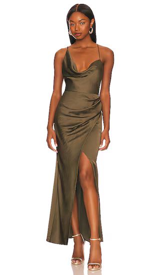 Aria Dress in Olive | Revolve Clothing (Global)