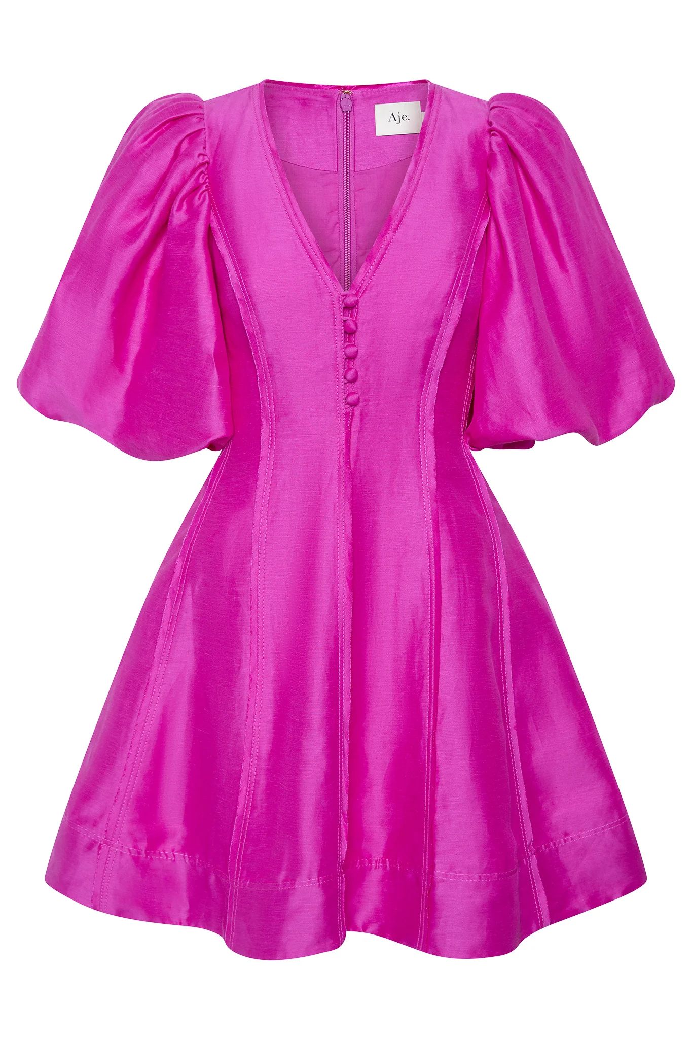 Dusk Puff Sleeve Mini Dress | aje. (US, UK, Europe, ROW)