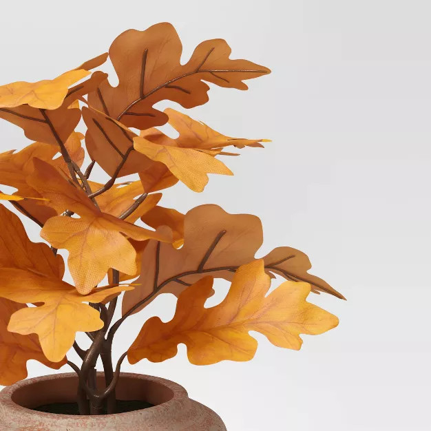 Small Artificial Oak Leaf Arrangement - Threshold™ | Target