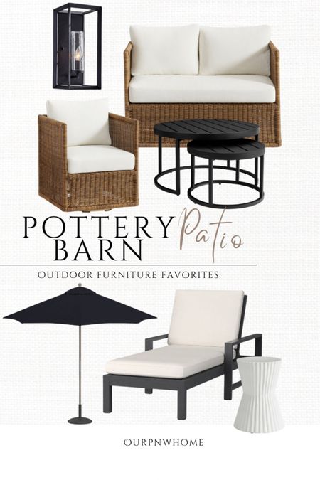 Pottery Barn patio favorites!

Patio umbrella, wicker patio furniture, nesting coffee table, fluted end table, patio furniture, outdoor furniture, chaise lounge, black and white patio, patio lighting, outdoor lights, patio sofa, patio loveseat, patio chairs, patio coffee tables, patio end table

#LTKSeasonal #LTKhome #LTKstyletip