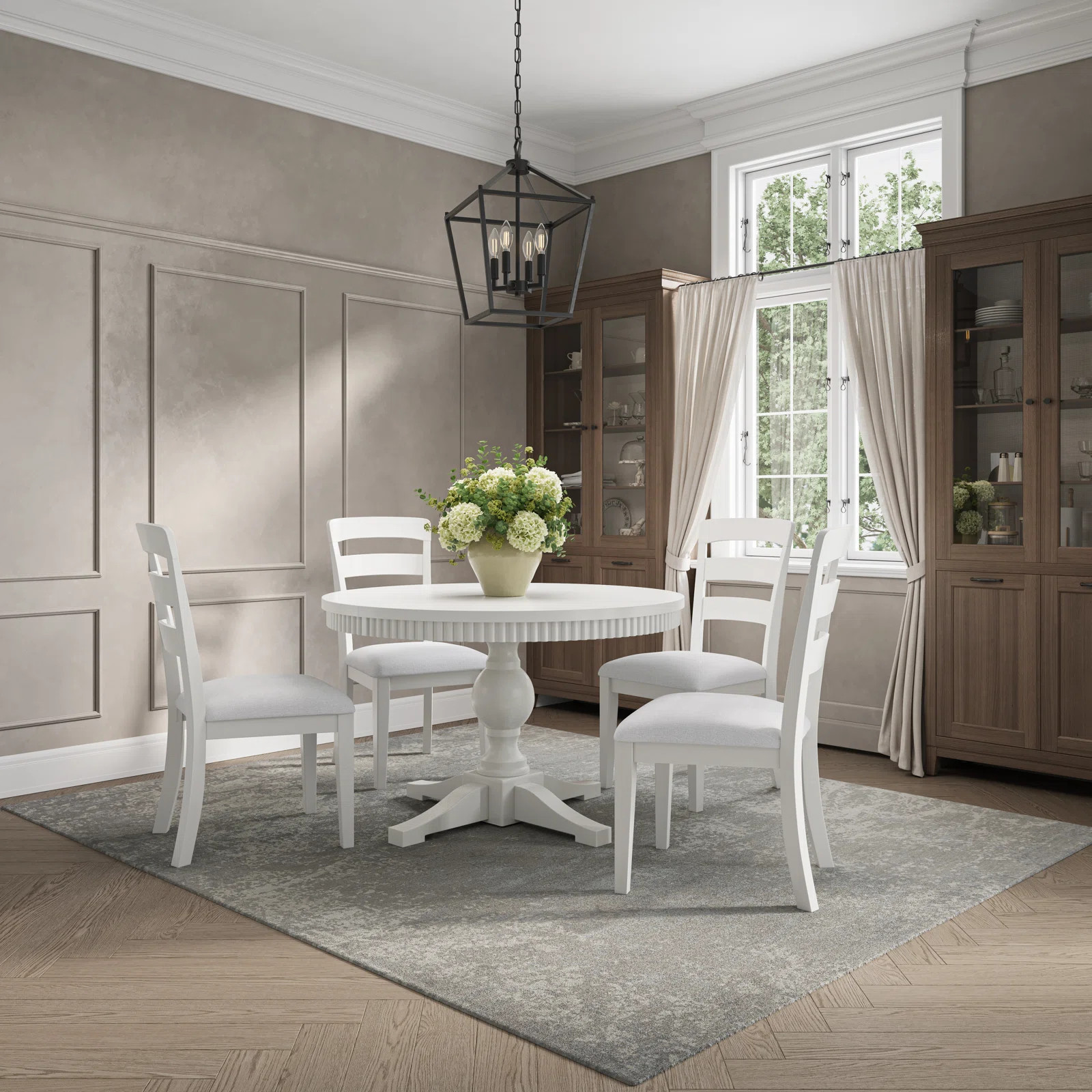 Alper Dining Set With Ladderback Chair | Birch Lane