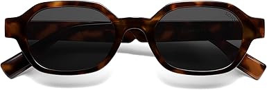 SOJOS Retro Polarized Hexagon Sunglasses for Women Men, UV400 Trendy Rectangle 70s 80s 90s Shades... | Amazon (US)