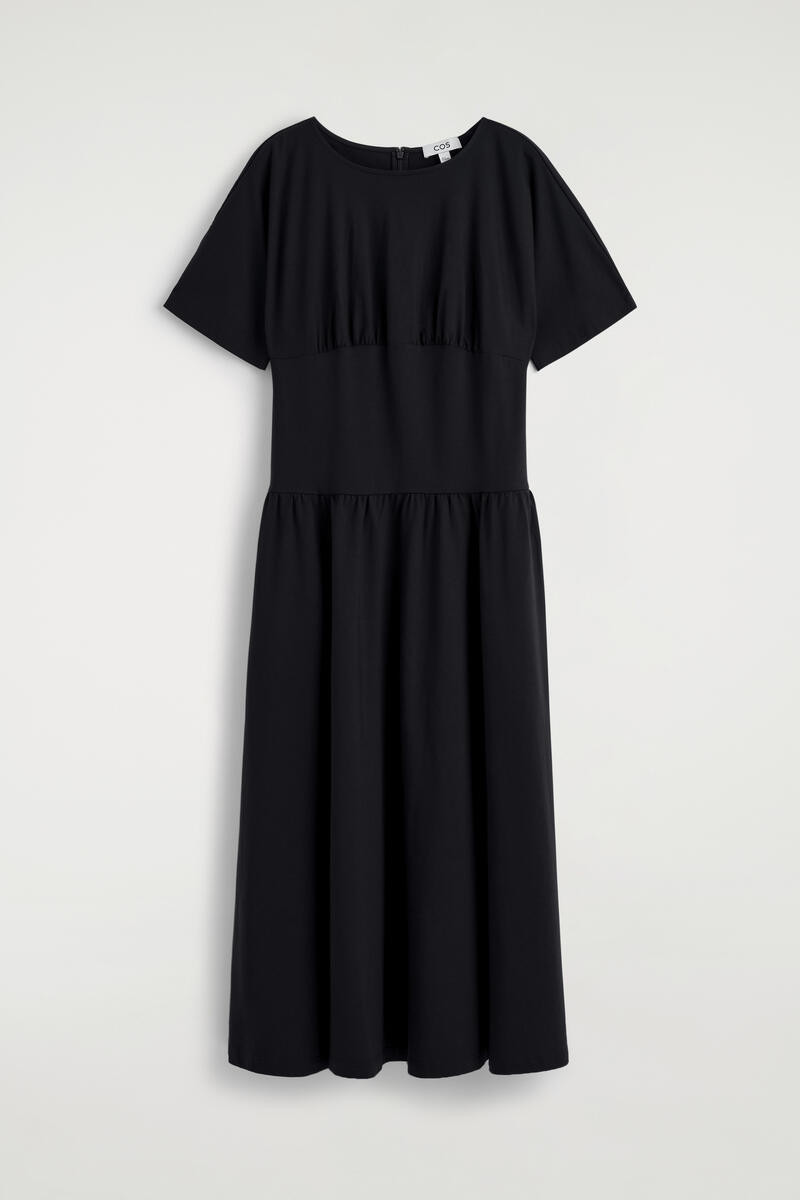 Waisted Cotton Midi Dress | COS (US)