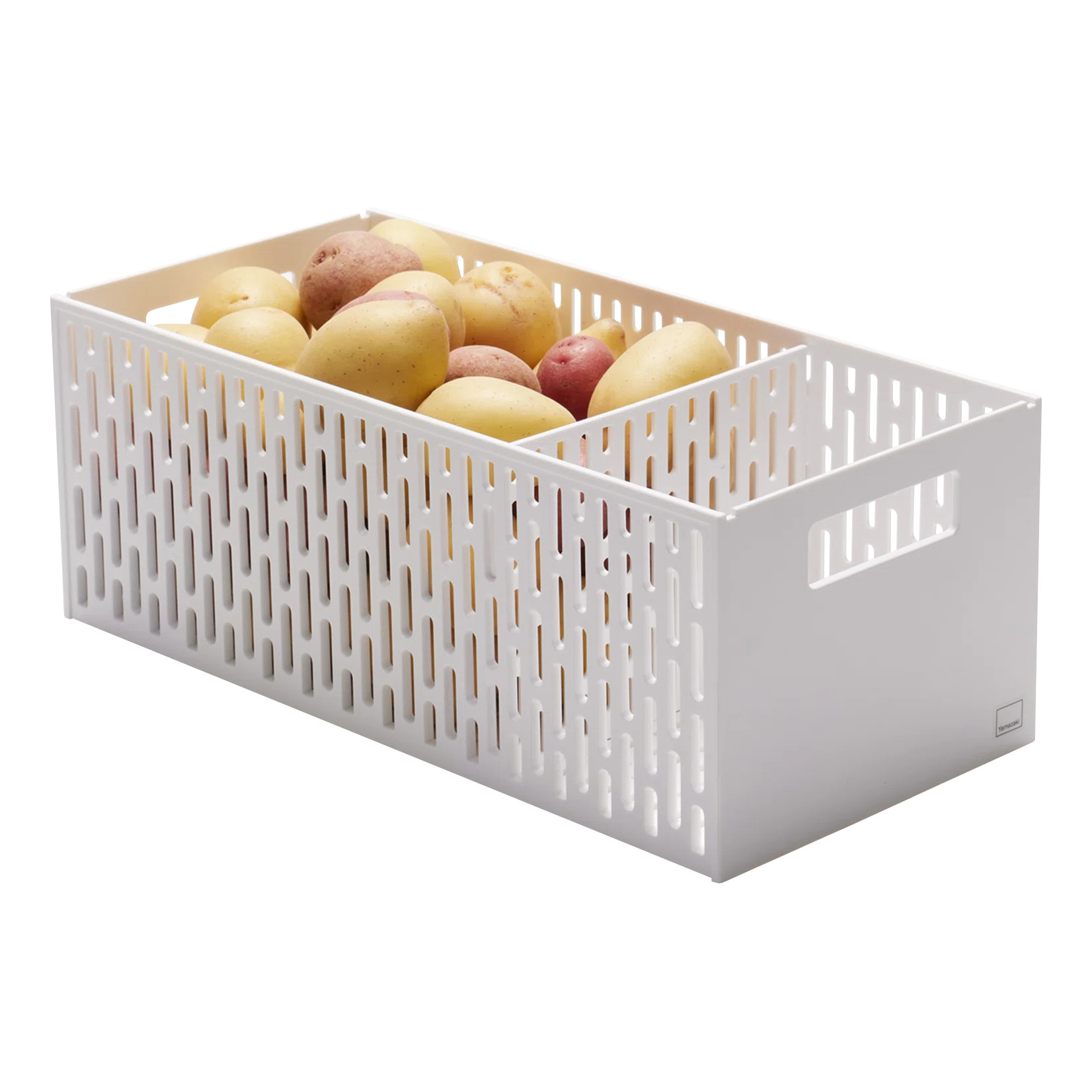 Yamazaki Home Stacking Baskets / Fruit Basket/ Vegetable Basket, Plastic, Handles, Stackable | Wayfair North America