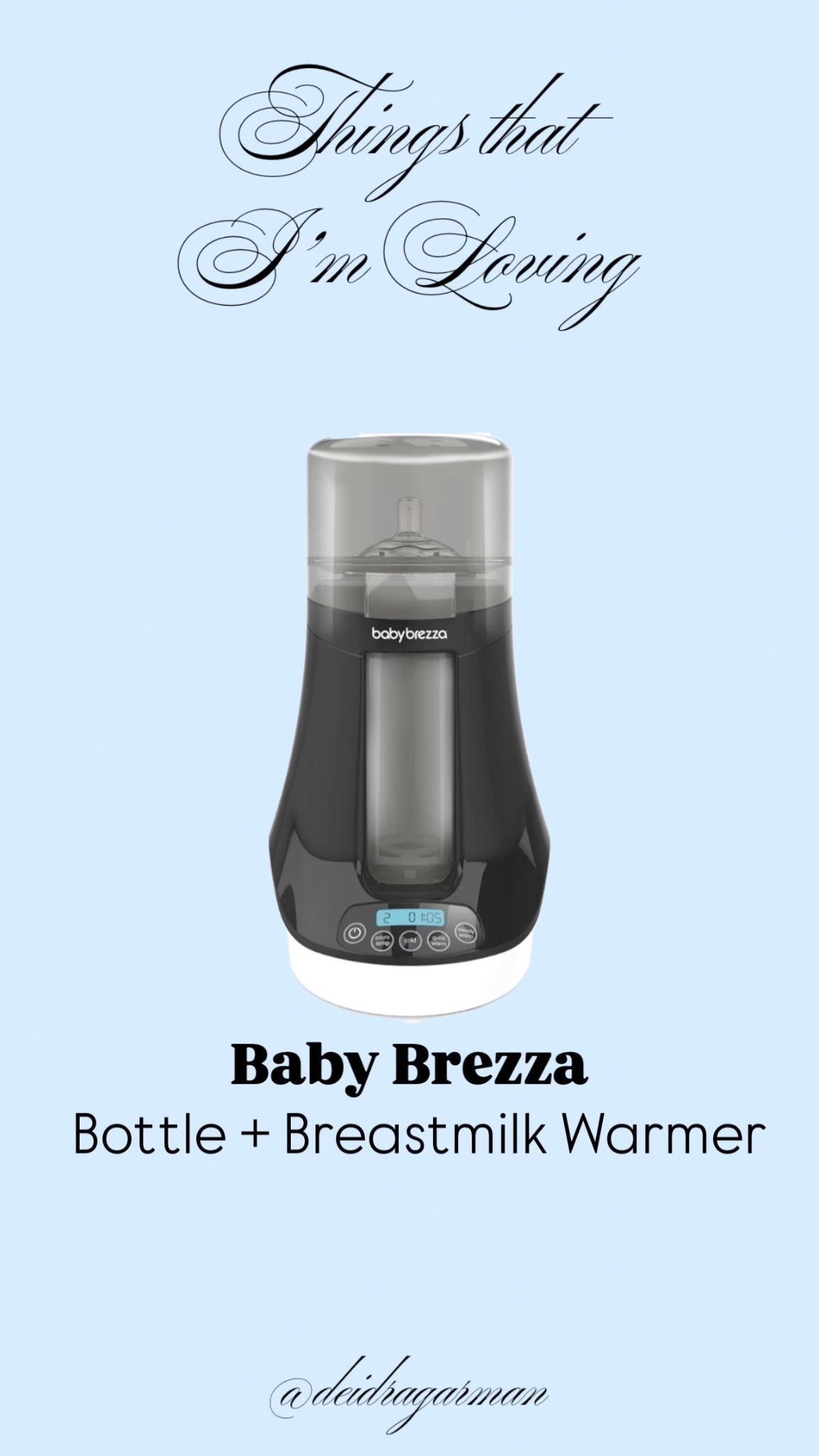 This one is definitely a fan favorite! The Baby Brezza breastmilk & bottle warmer defrosts breastmilk perfectly. Breastmilk is very sensitive, and too much heat can destroy important nutrients. I love that this warmer gently and evenly warms milk, never overheats, and doesn’t create hot spots. 

Baby Brezza, breastfeeding Journey, first time mom

#LTKKids #LTKBump #LTKBaby