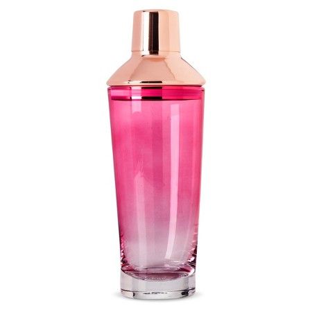 Oh Joy! Pink Ombre Glass and Rose Gold Cocktail Shaker Pink | Target