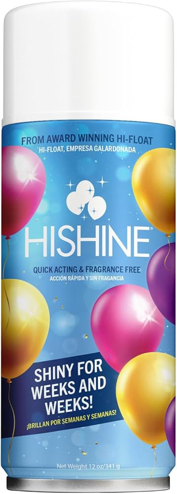HI-SHINE Balloon Aerosol Spray 12oz: Precise Mist, No Drips, Instant Gloss - Enhance Decor for Bi... | Amazon (US)